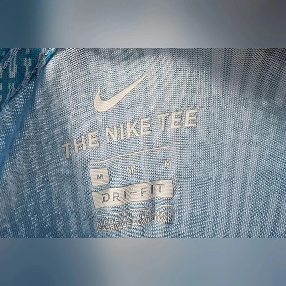 Nike Men's Dri-FIT Printed Laser Blue Training Tee Size Medium NWOT - Picture 5 of 10
